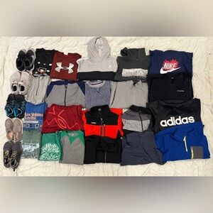Mixed Boys Clothing & Shoes Lot Size M/L Nike Adidas Under Armour Columbia NY